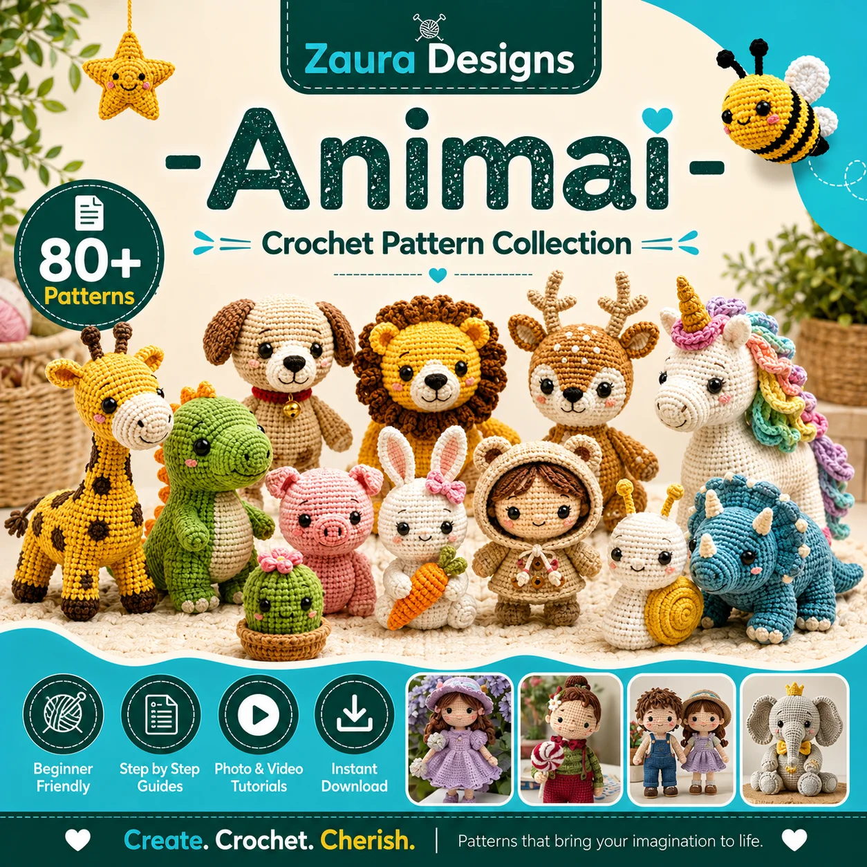 Animal crochet patterns