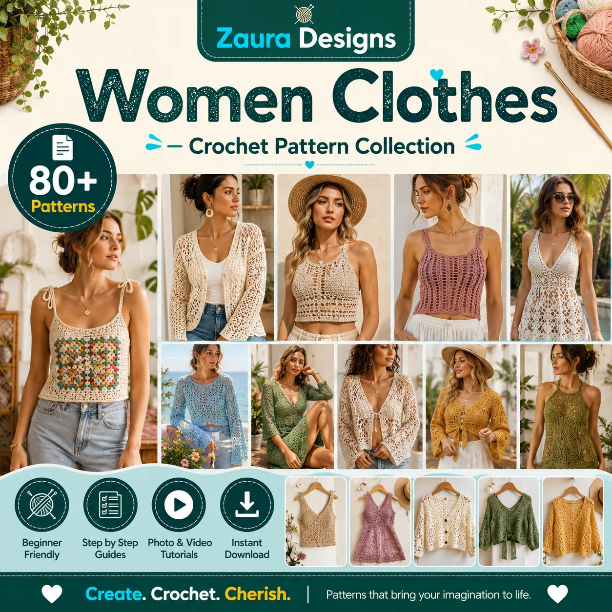 Women clothes crochet patterns
