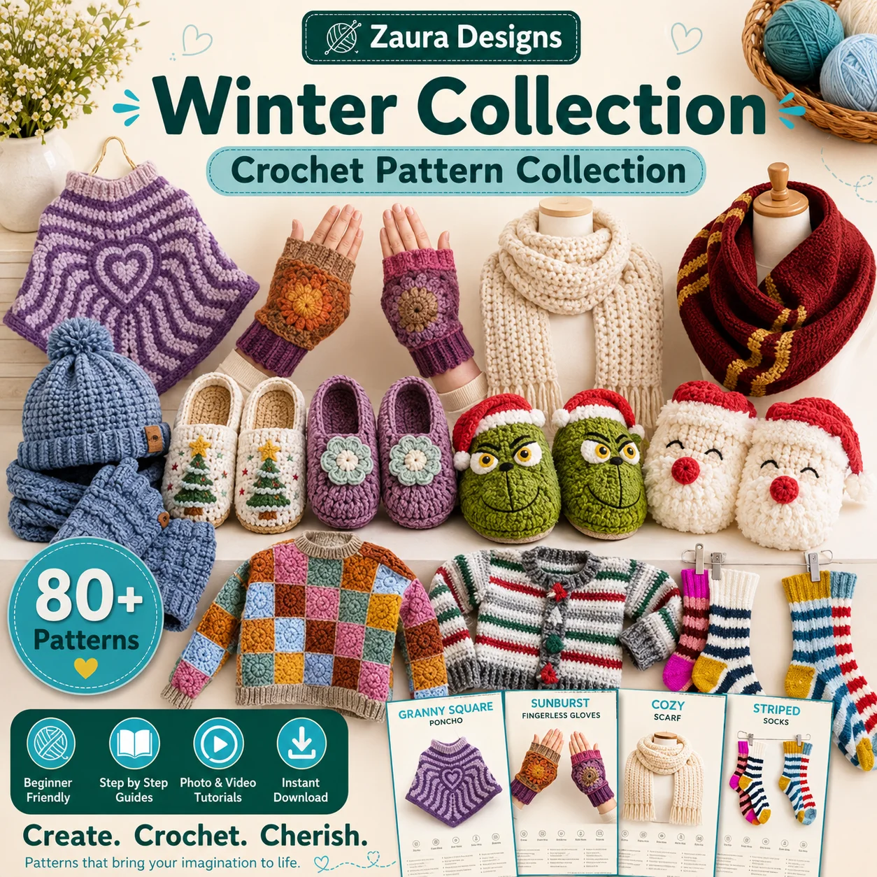 Winter crochet patterns