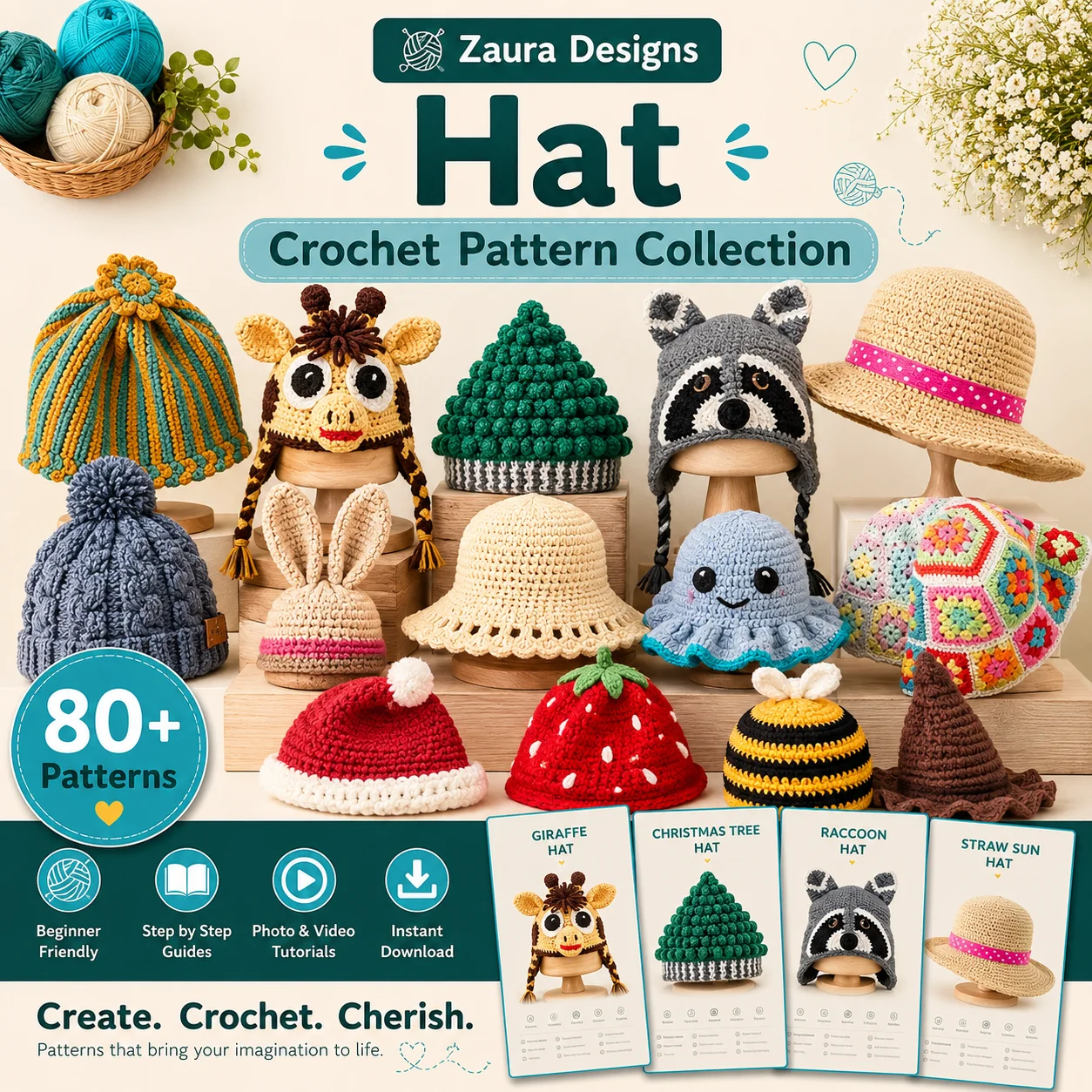 Hat crochet patterns