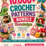 10,000+ Ultimate Crochet Patterns Bundle for Just ₹199